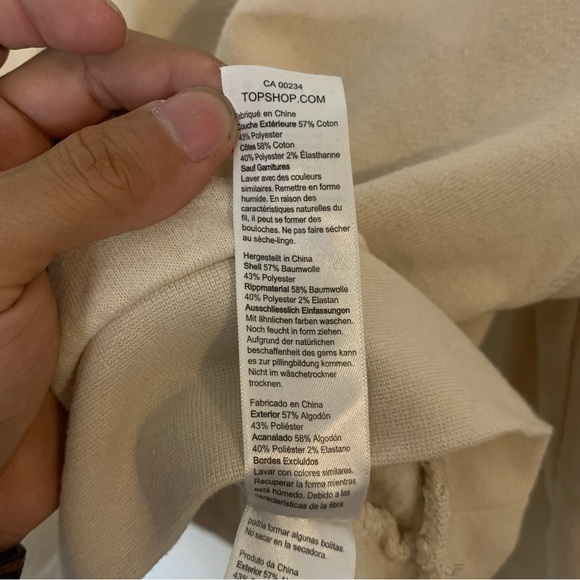 Topshop balloon sleeves cropped sweater - Picture 7 of 7